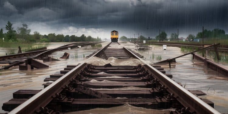 Après des intempéries sans précédent la ligne SNCF Lyon St Étienne est lourdement endommagée De longs travaux sont prévus perturbant fortement le trafic ferroviaire   Viral Mag