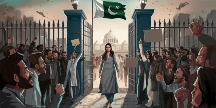 Libération de l’Épouse de l’Ex-Premier Ministre Pakistanais - Viral Mag Après 9 mois de détention Bushra Bibi femme de lancien Premier ministre Imran Khan a été libérée ce jeudi Une équipe de son parti politique la accueillie à sa sortie de prison Viral Mag