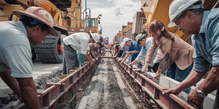 L’immigration, clé de la réussite des chantiers français ? - Viral Mag Lhumoriste Philippe Caverivière souligne avec mordant le rôle crucial des immigrés dans la réalisation des grands projets dinfrastructure en France Une prise de position provocatrice qui ne manquera pas de faire réagir Viral Mag