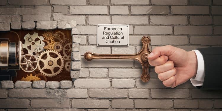 L’Intelligence Artificielle Générative Met-Elle un Frein à L’Économie Européenne ? - Viral Mag Le déploiement timide de lIA générative en Europe risque de freiner notre économie Les dirigeants sont sceptiques malgré les gains de productivité promis Viral Mag