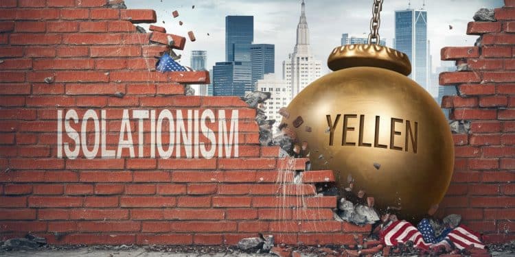 L’opposition de Janet Yellen à l’isolationnisme de Trump - Viral Mag La secrétaire au Trésor US dénonce la politique isolationniste de Trump alors que le FMI alerte sur limpact des hausses de droits de douane Viral Mag