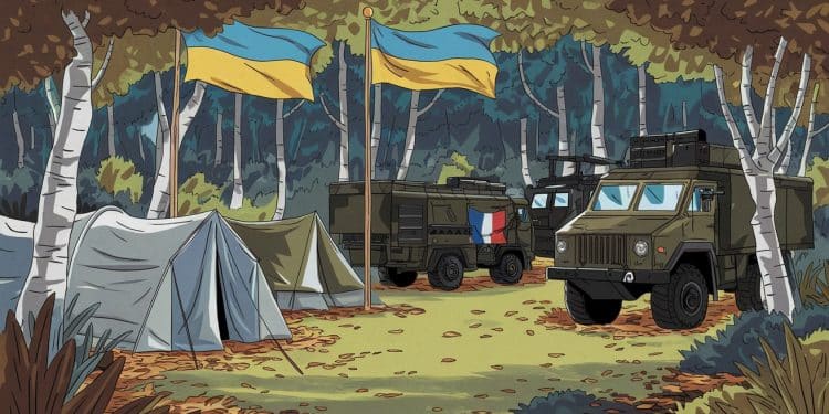 Emmanuel Macron se rend sur un camp militaire confidentiel où sentraînent des soldats ukrainiens Visite hautement symbolique dans le Grand Est   Viral Mag