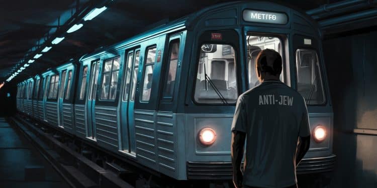 Maillot « Anti-juif » dans le Métro Parisien : Un Acte Répréhensible - Viral Mag Un homme arborant un maillot de foot anti juif dans le métro parisien fait lobjet dune enquête par les autorités Cet acte inquiétant alimente les tensions Viral Mag