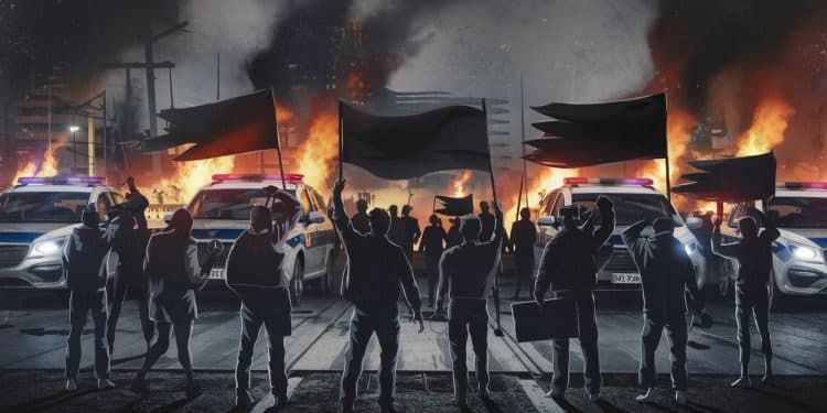 Lors dune manifestation interdite contre la LGV Bordeaux Toulouse en Gironde des tirs et des dégradations de véhicules des forces de lordre ont eu lieu   Viral Mag