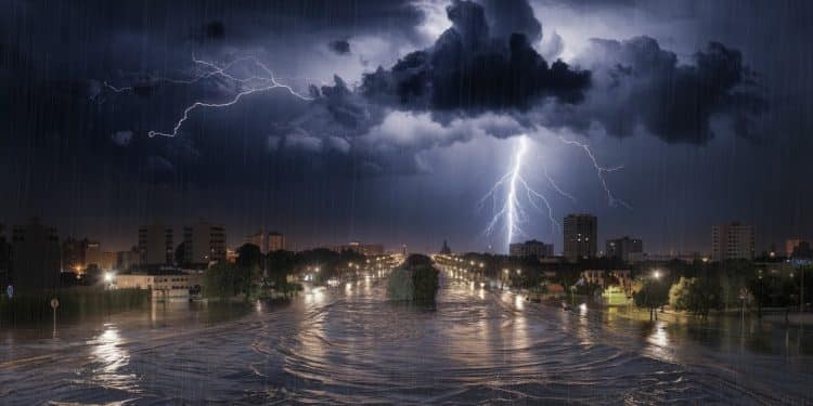 Météo d’Automne : Orages Violents et Inondations Dévastatrices - Viral Mag La France frappée par des intempéries dune rare intensité en ce mois doctobre Dégâts considérables populations évacuées   Viral Mag