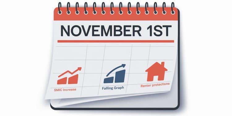 Nouveautés de Novembre : Ce Qui Change Pour Vous - Viral Mag Smic revalorisé baisse du gaz trêve hivernale Découvrez les changements qui vous attendent à partir du 1er novembre et comment en profiter   Viral Mag