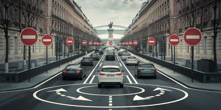 Nouveaux sens interdits à Paris : les automobilistes perdus - Viral Mag Des nouveaux panneaux sens interdit installés à Paris obligent les conducteurs à faire des boucles interminables Pourquoi ce changement    Viral Mag