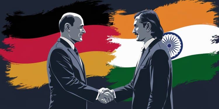 Olaf Scholz en Inde : Vers un Partenariat Renforcé Malgré les Différends - Viral Mag Le chancelier allemand Olaf Scholz se rend en Inde pour une visite de deux jours axée sur le renforcement de la coopération économique et militaire malgré des divergences sur lUkraine Viral Mag