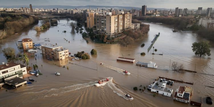 Des pluies torrentielles et des orages stationnaires ont dévasté la région de Valence en Espagne 400 personnes évacuées plusieurs disparus dégâts considérables   Viral Mag