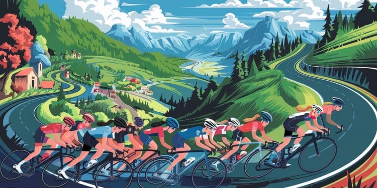 Parcours Complet du Tour de France Femmes 2025 Dévoilé - Viral Mag Du 26 juillet au 3 août 2025 la 4e édition du Tour de France Femmes avec Zwift partira de Vannes pour une aventure de 9 étapes à travers la France   Viral Mag