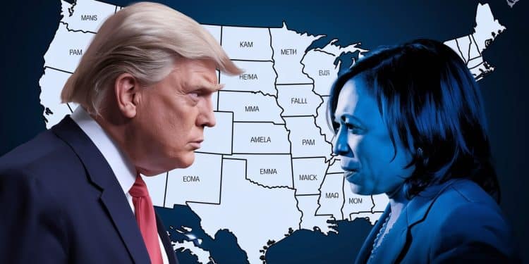 À J 5 de lélection présidentielle américaine les derniers sondages donnent Trump et Harris au coude à coude Découvrez les détails   Viral Mag