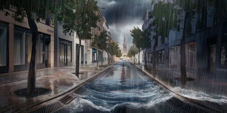 Ermont se prépare à affronter une semaine de météo tumultueuse Des pluies diluviennes et des vents violents sont attendus suite au passage des restes de louragan Kirk Découvrez les prévisions détaillées   Viral Mag