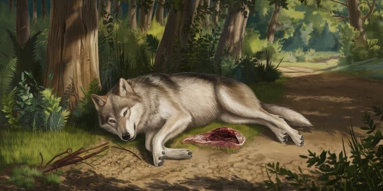 Trois hommes dont un éleveur condamnés à des peines allant dune amende à de la prison avec sursis pour lempoisonnement dun loup protégé avec un gigot bourré dinsecticide toxique interdit   Viral Mag