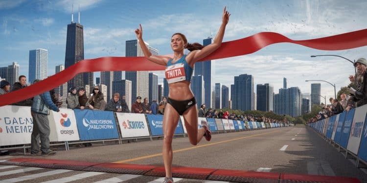 Ruth Chepngetich établit un nouveau record du monde féminin au marathon de Chicago en 2h09min 57 sec battant de près de 2 minutes la marque précédente   Viral Mag
