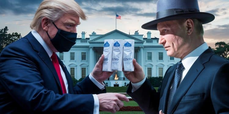 Révélations Explosives : Trump, Poutine et les Tests Covid Secrets - Viral Mag Un nouveau livre dévoile que Trump a envoyé en cachette des tests Covid à Poutine en 2020 en pleine pénurie Découvrez les détails choquants Viral Mag