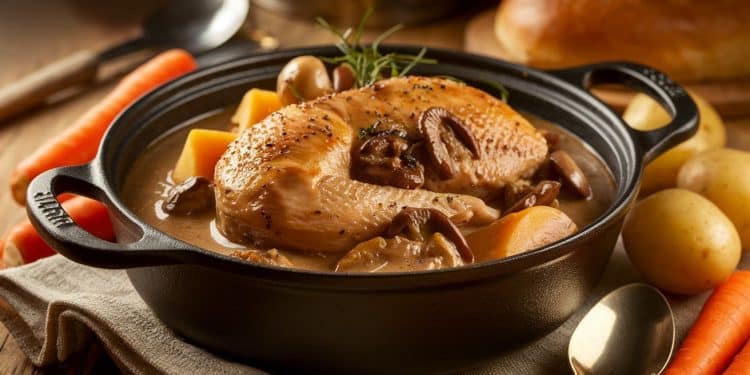 Savourez un délicieux poulet sauce aux cèpes - Viral Mag Découvrez notre recette inratable de poulet sauce aux cèpes une association gourmande de saveurs pour ravir vos papilles Viral Mag