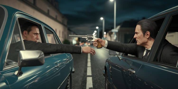 Un banal accrochage à Marseille a failli tourner au drame lorsquun automobiliste a braqué un autre conducteur avec un revolver avant dappuyer sur la détente Larme nétait pas chargée mais la tension était palpable   Viral Mag