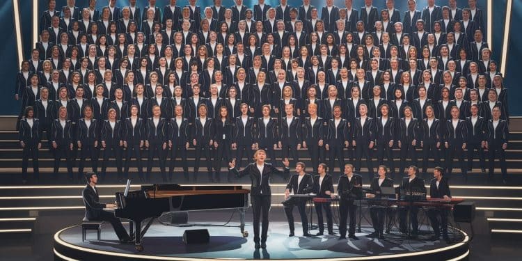 Ce soir les académiciens de la Star Academy vont vivre un prime exceptionnel avec 15 000 choristes sur scène pour les accompagner Découvrez les coulisses de cet événement inédit   Viral Mag