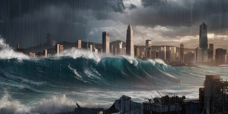 Découvrez lampleur des dégâts causés par le puissant typhon Kong rey à Taïwan Un bilan catastrophique avec des vagues de 10 mètres   Viral Mag