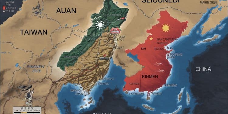 Le président taïwanais Lai Ching te a réaffirmé la détermination de Taïwan à défendre son territoire lors dune visite sur les îles Kinmen à seulement 5 km de la Chine   Viral Mag