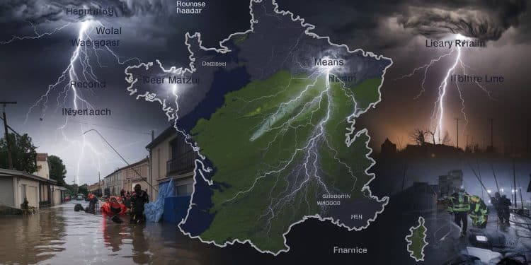 Tempêtes et inondations : la météo extrême qui secoue la France - Viral Mag Découvrez les prévisions météo alarmantes pour le 22 octobre 2024 La France sous le choc des intempéries tempêtes orages et inondations record Les dernières infos Viral Mag