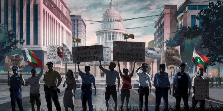 Tensions à Maputo après l’assassinat de proches d’un opposant - Viral Mag Manifestation dispersée à Maputo après lassassinat de proches de lopposant Venancio Mondlane sur fond de contestation des résultats électoraux Viral Mag