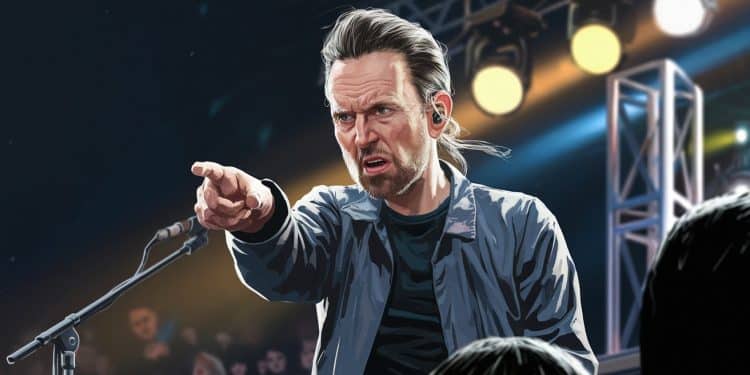 Thom Yorke de Radiohead s’Emporte en Plein Concert à Melbourne - Viral Mag Interpellé sur la situation à Gaza le leader de Radiohead perd son sang froid lors dun concert à Melbourne Retour sur lincident Viral Mag