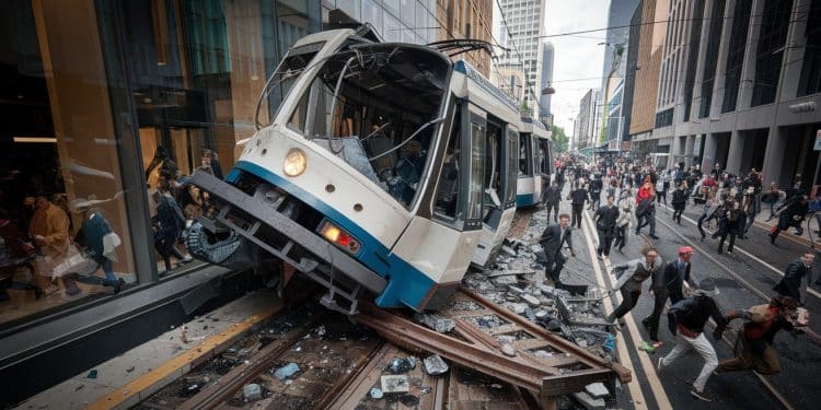 Tramway Fou Fonce Dans Un Magasin à Oslo : 4 Blessés - Viral Mag Un tramway a déraillé à Oslo et fini sa course dans un magasin en plein centre ville faisant 4 blessés Un accident rarissime qui a semé la panique Viral Mag