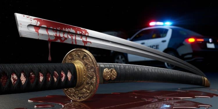 Trois policiers blessés par un forcené armé d’un katana à Lorient - Viral Mag Lors dune saisie un gérant dentreprise a blessé trois policiers avec un sabre japonais Une enquête est ouverte pour tentative de meurtre Viral Mag