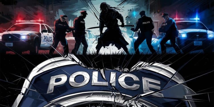 Nouvelle agression choquante contre les forces de lordre  trois policiers grièvement blessés par un individu armé dun sabre à Lorient Découvrez les détails de cet incident inquiétant qui soulève des questions sur la sécurité des agents   Viral Mag