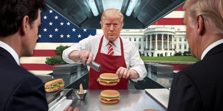 Donald Trump met en doute le passé de Kamala Harris chez McDonalds Une étonnante opération de communication à 15 jours de lélection présidentielle   Viral Mag