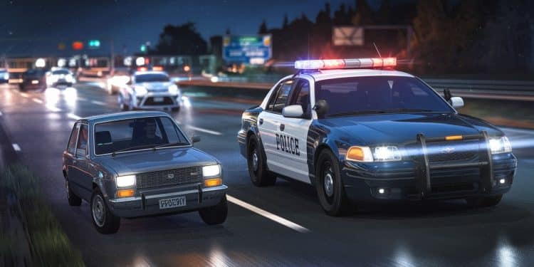 Un adolescent de 14 ans a fugué de chez lui volant la voiture de ses parents pour sélancer dans une course poursuite effrénée avec les gendarmes sur lautoroute A36 semant la panique et provoquant un accident   Viral Mag