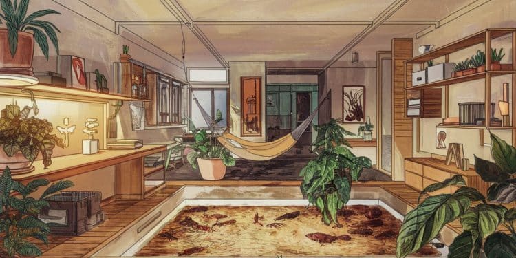 Découvrez un aperçu fascinant de lhabitat du futur où grillons plantes et technologies low tech se conjuguent pour une vie urbaine durable en 2040   Viral Mag