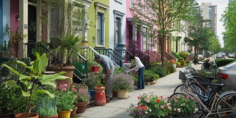 Une rue de Brest végétalisée par ses habitants - Viral Mag À Brest des riverains ont transformé leur rue en un havre de verdure grâce à des jardinières Une initiative écologique qui fait des émules Viral Mag