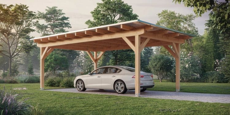 Découvrez labri pour voiture astucieux et économique  le carport Une alternative pratique au garage traditionnel avec ses avantages et démarches   Viral Mag