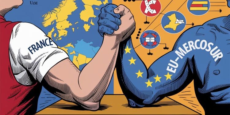 Accord UE-Mercosur : La France Prête à un Bras de Fer - Viral Mag La France affirme sa détermination à sopposer à laccord UE Mercosur jugé défavorable aux éleveurs français Le gouvernement envisage un débat national Viral Mag