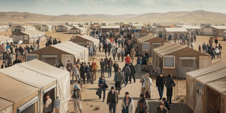 Afrique : L’explosion alarmante du nombre de déplacés internes - Viral Mag LAfrique connaît une hausse préoccupante des déplacements internes 35 millions en 2023 Conflits violences et catastrophes naturelles poussent des millions à fuir Viral Mag