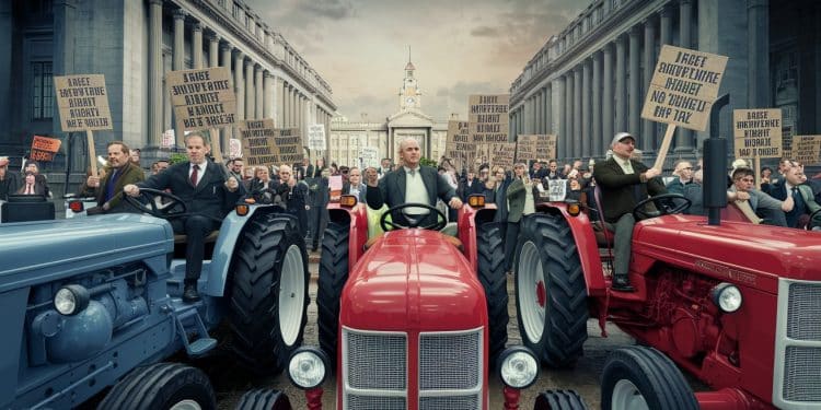 Des milliers dagriculteurs manifestent à Londres pour contester une taxe sur les successions agricoles Tensions et inquiétudes au sein du monde agricole   Viral Mag
