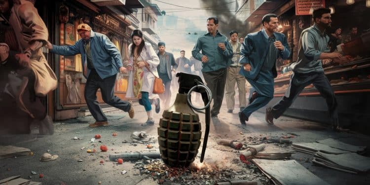 Attaque à la grenade dans un marché de Srinagar : plusieurs blessés - Viral Mag Une attaque à la grenade sur un marché bondé de Srinagar au Cachemire indien fait plusieurs blessés Le chef de lexécutif local condamne cet acte profondément inquiétant Viral Mag