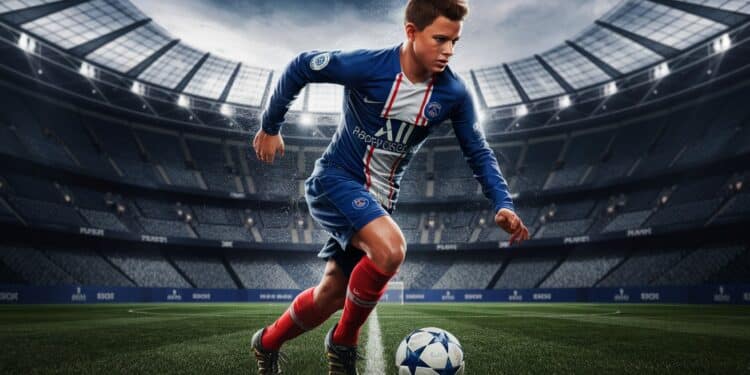 À seulement 17 ans le jeune défenseur central polyvalent Axel Tape est convoqué pour la première fois en équipe professionnelle du PSG pour affronter Toulouse Un rêve qui devient réalité pour ce grand espoir du club   Viral Mag