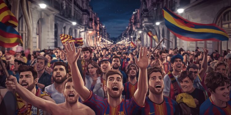 Barcelone : Des Supporters Bretons en Fête Avant le Choc en Ligue des Champions - Viral Mag Un déferlement de supporters brestois envahit les rues de Barcelone avant laffiche historique en Ligue des Champions Ambiance de fête    Viral Mag