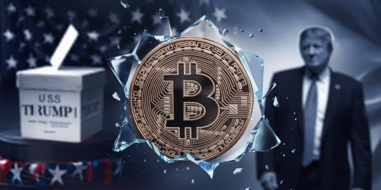 Bitcoin Porté Par Perspectives Victoire Trump Élection USA - Viral Mag Bitcoin dépasse 75000$ pour la 1ère fois dopé par des perspectives réglementaires favorables en cas de victoire de Trump Analyse de limpact potentiel sur les crypto monnaies Viral Mag