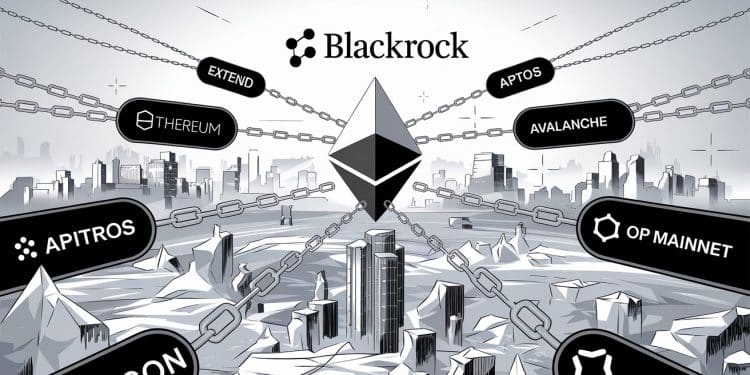 BlackRock étend le fonds BUIDL tokenisé à cinq nouvelles blockchains - Viral Mag BlackRock le géant de linvestissement étend son fonds BUIDL tokenisé à Aptos Arbitrum Avalanche OP Mainnet et Polygon au delà dEthereum Viral Mag