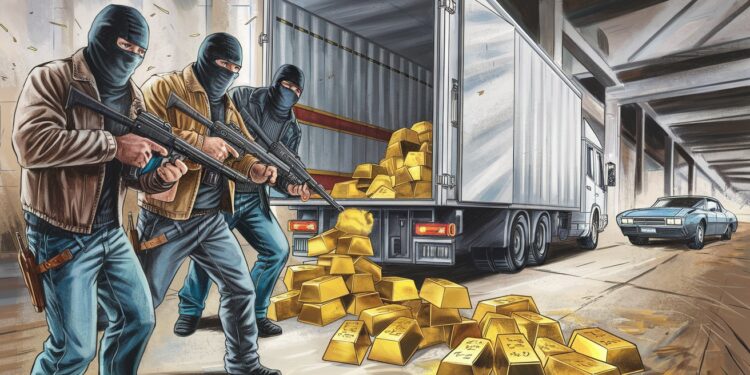 Trois malfaiteurs armés et masqués ont braqué un camion transportant de lor dans une zone industrielle de Saint Ouen lAumône Butin estimé  400 000 euros La BRB de Versailles enquête   Viral Mag