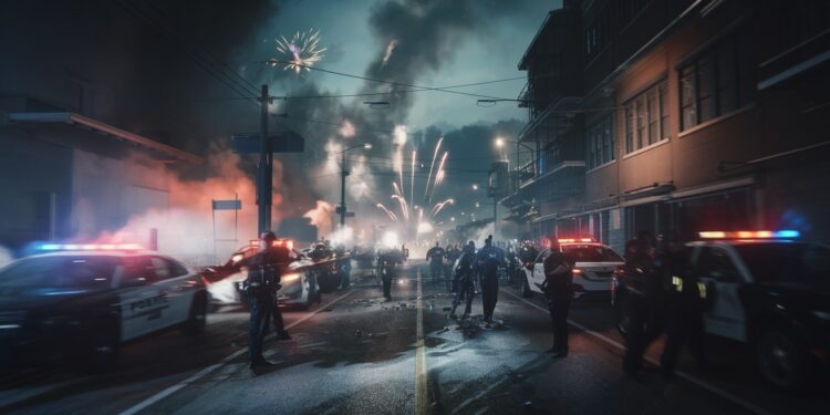 Célébrations du 80ème anniversaire de la libération de Mulhouse : Des incidents éclatent - Viral Mag Des incidents ont éclaté lors des célébrations du 80ème anniversaire de la libération de Mulhouse Des élèves de Saint Cyr présents en uniforme ont été visés par des tirs de mortiers Un mineur a été interpellé Viral Mag