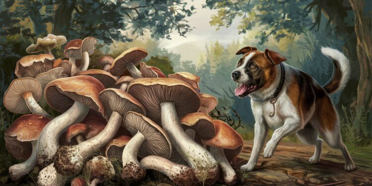 Champignons toxiques : que faire si votre chien en mange ? - Viral Mag Découvrez les gestes à adopter si votre chien ingère un champignon toxique pendant une balade Conseils de vétérinaires pour réagir rapidement Viral Mag