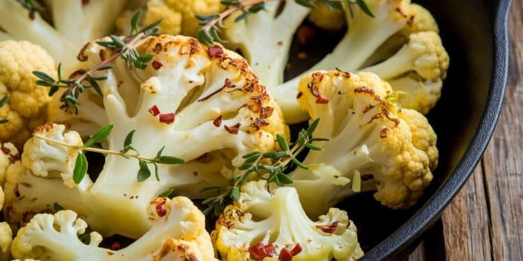 Découvrez la recette parfaite du chou fleur fondant au beurre dail Un accompagnement savoureux et sain qui sublime tous vos plats Facile à réaliser    Viral Mag