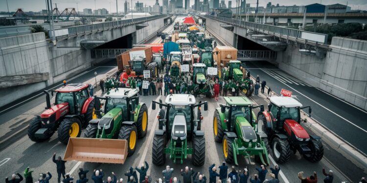 Blocages et actions coup de poing de la Coordination rurale dans le Sud Ouest contre la grande distribution et le port de Bordeaux Les agriculteurs dénoncent les marges abusives et limportation déloyale   Viral Mag