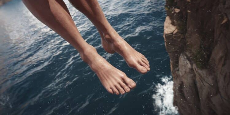 Découvrez Côme Girardot le prodige français de 23 ans détenteur du record du monde de dods diving avec un saut vertigineux de 443 mètres   Viral Mag