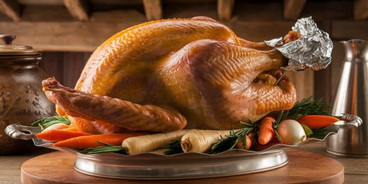 Comment Conserver une Dinde Chaude Après Cuisson ? - Viral Mag Découvrez nos astuces pour garder votre dinde bien au chaud après la cuisson et servir un repas de fêtes savoureux à tous les coups Viral Mag